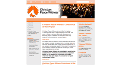 Desktop Screenshot of christianpeacewitness.org